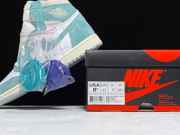 1st Kicks 1 Turbo Retro Jordan Green OG Air 555088-311 High 0731